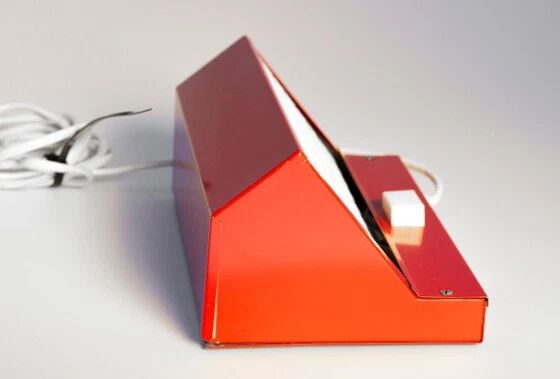 Red Elidus wall lamp designed by Hans-Agne Jakobsson - Sweden, 1970s