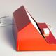 Red Elidus wall lamp designed by Hans-Agne Jakobsson - Sweden, 1970s