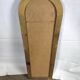 Golden wood mirror 33x109cm