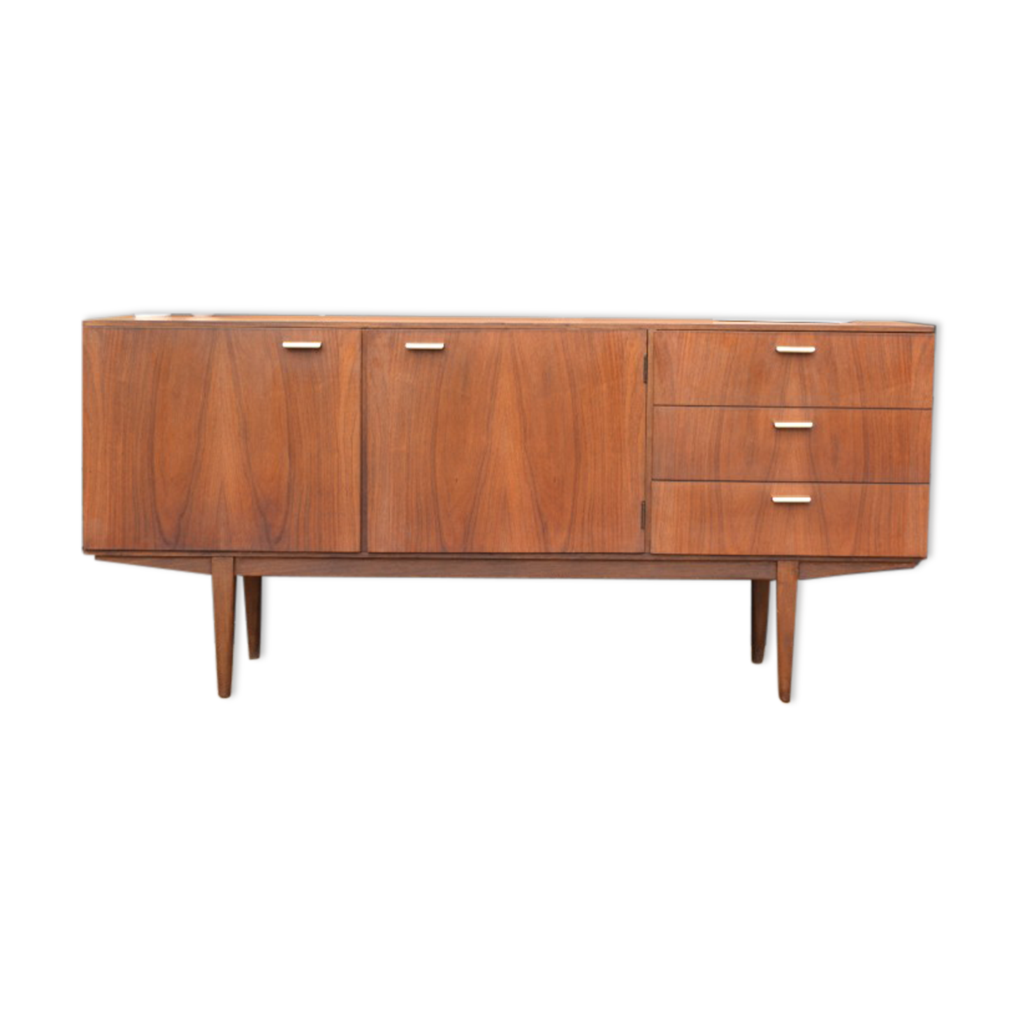 Teak & rosewood row by Wrighton * 168 cm