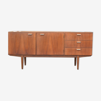 Teak & rosewood row by Wrighton * 168 cm