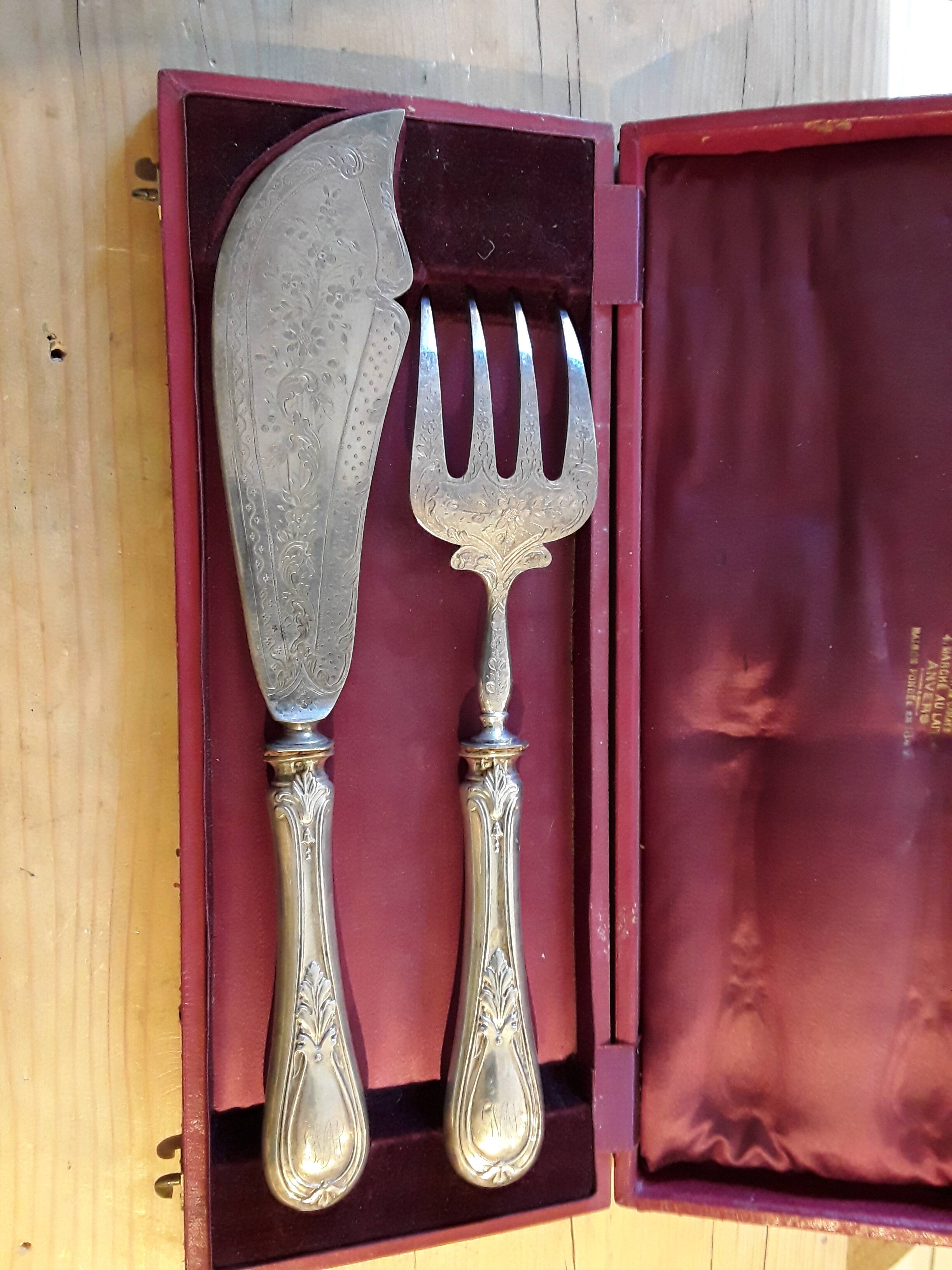 Couverts de service à poisson