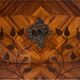 Chest of drawers with intarsia and marble top, France, circa 1880.