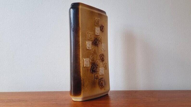 Rare Midcentury Ceramic Vase Mosaic, Ditmar Urbach, 1970s