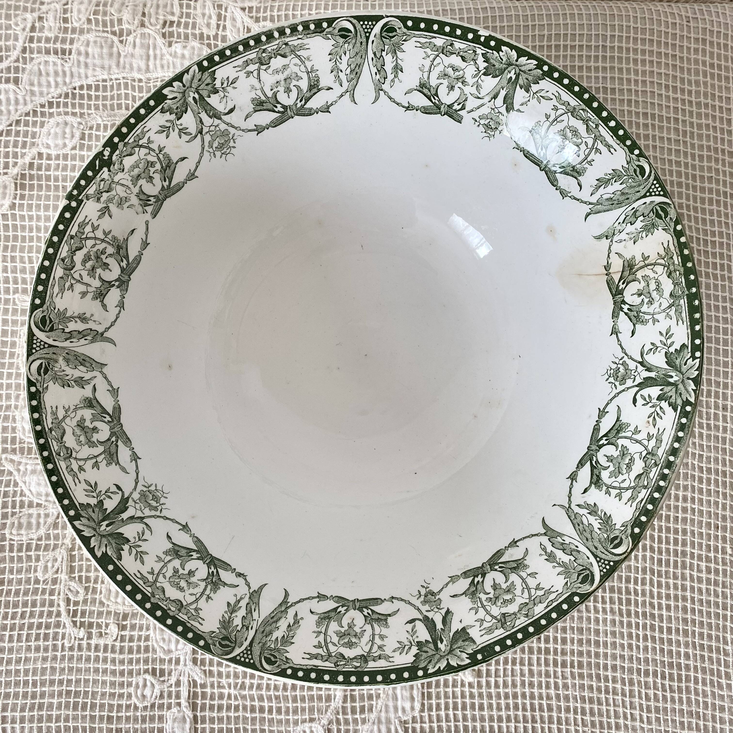 St Amand Hamage ironstone salad bowl, La ruche model