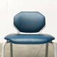 Stackable vintage leather dining chairs from the German space age by Fröscher, 1970s, set of 2.