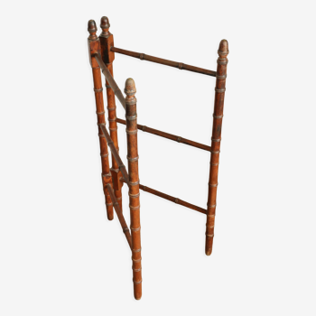 Antique folding towel rail