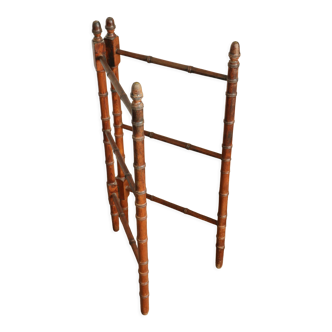 Antique folding towel rail