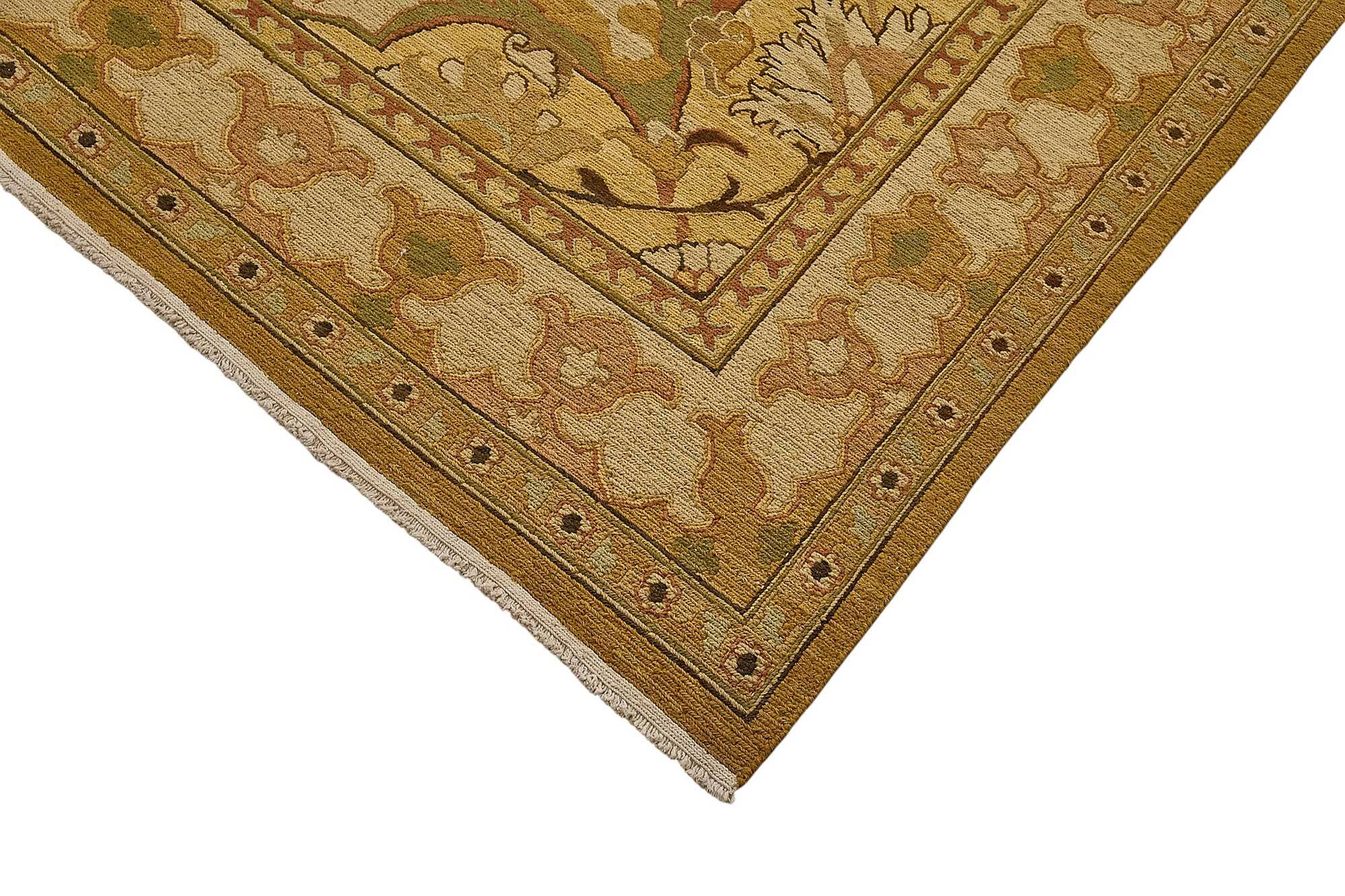 Turkish Handknotted Wool Oushak Rug 267 cm x 341 cm