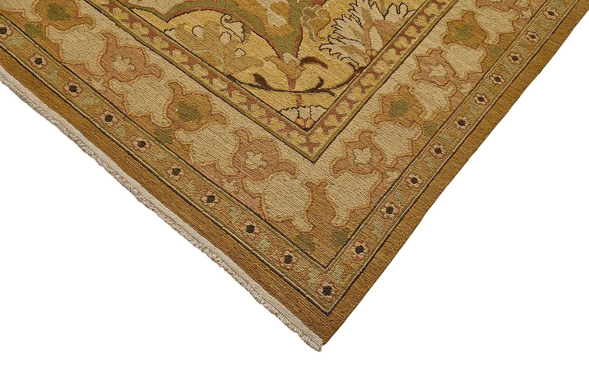 Turkish Handknotted Wool Oushak Rug 267 cm x 341 cm