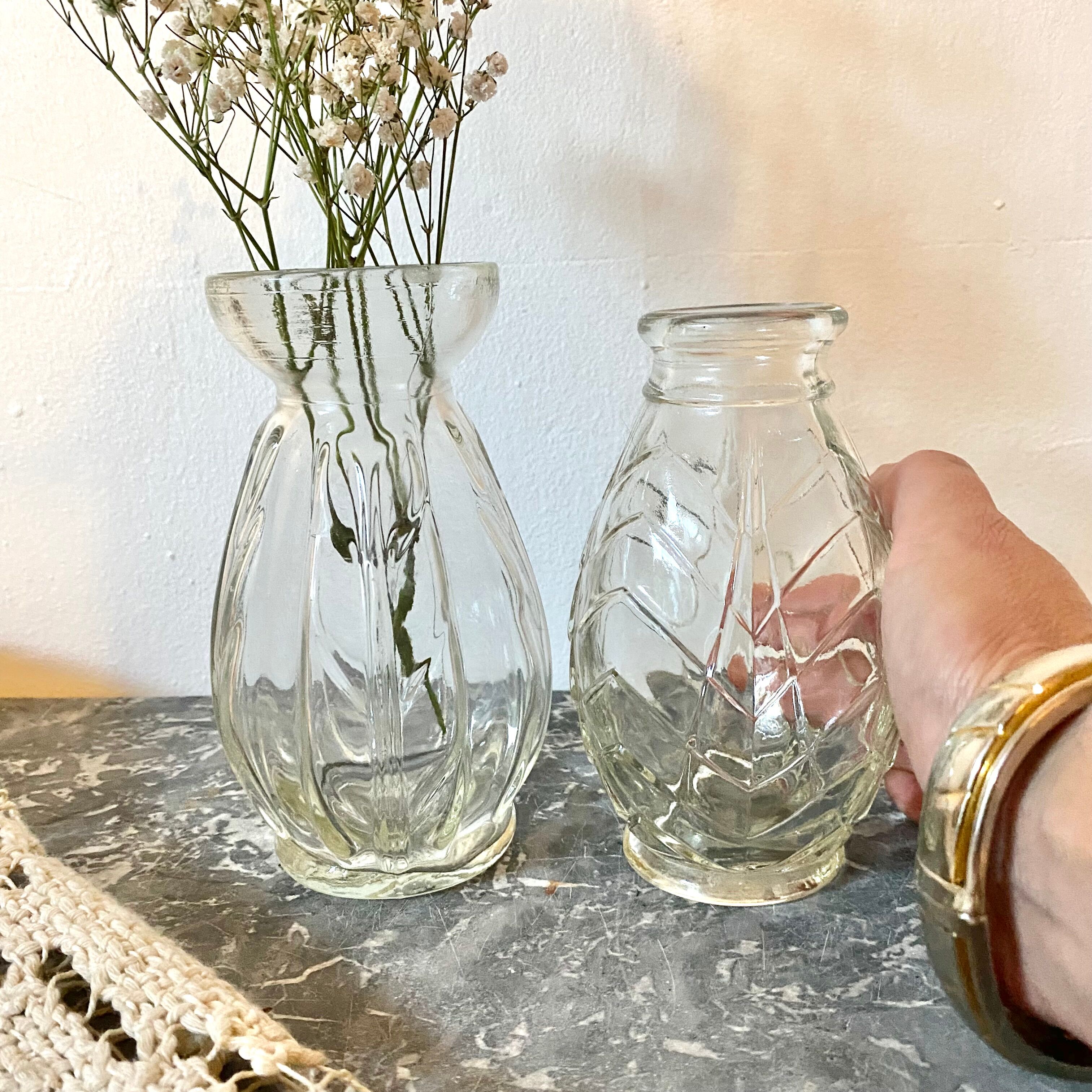 Hydroculture vases from the 1950s