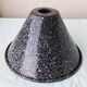 Enamelled sheet metal lampshade