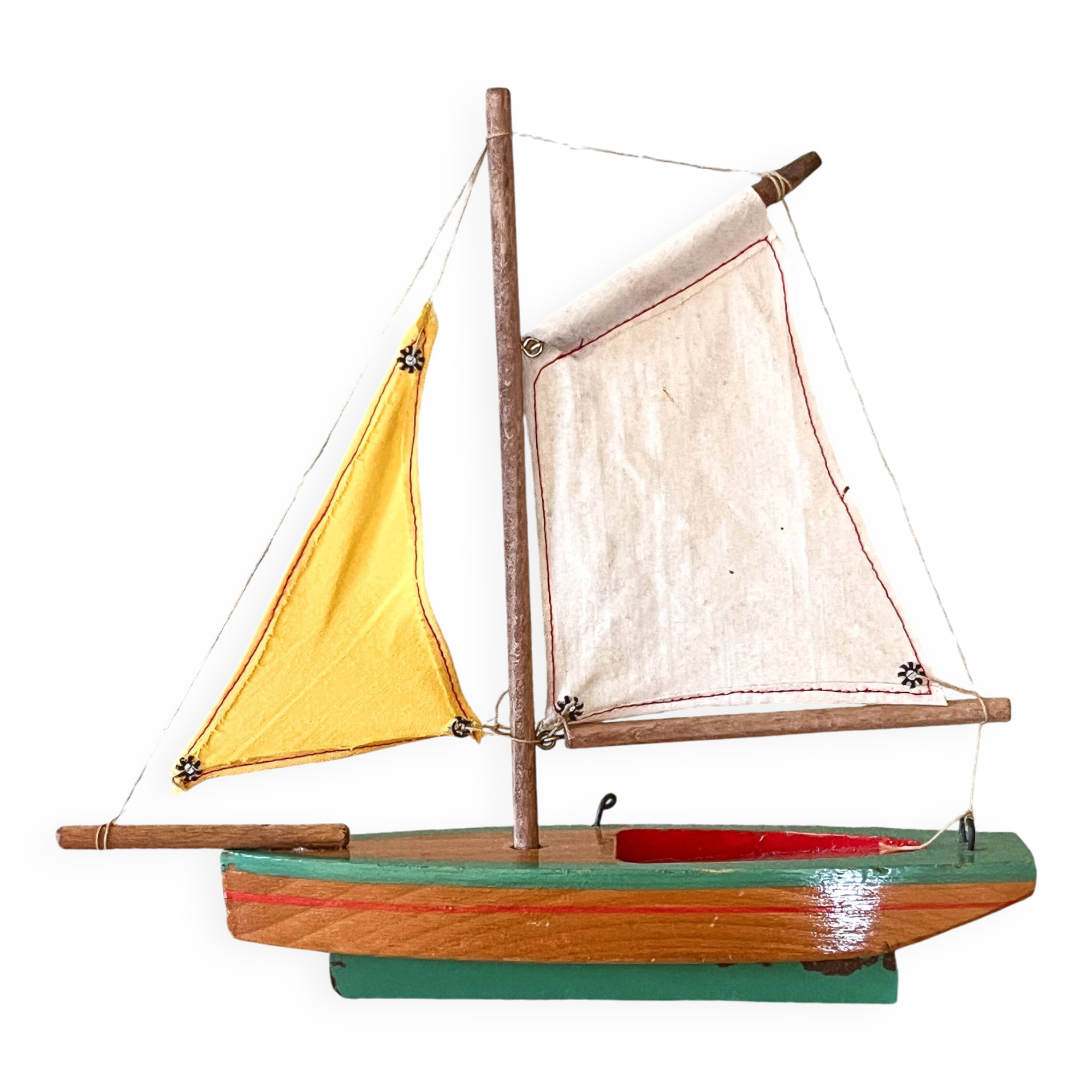 Giraud Sauveur brand half-deep hull basin sailing barge.