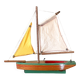 Giraud Sauveur brand half-deep hull basin sailing barge.