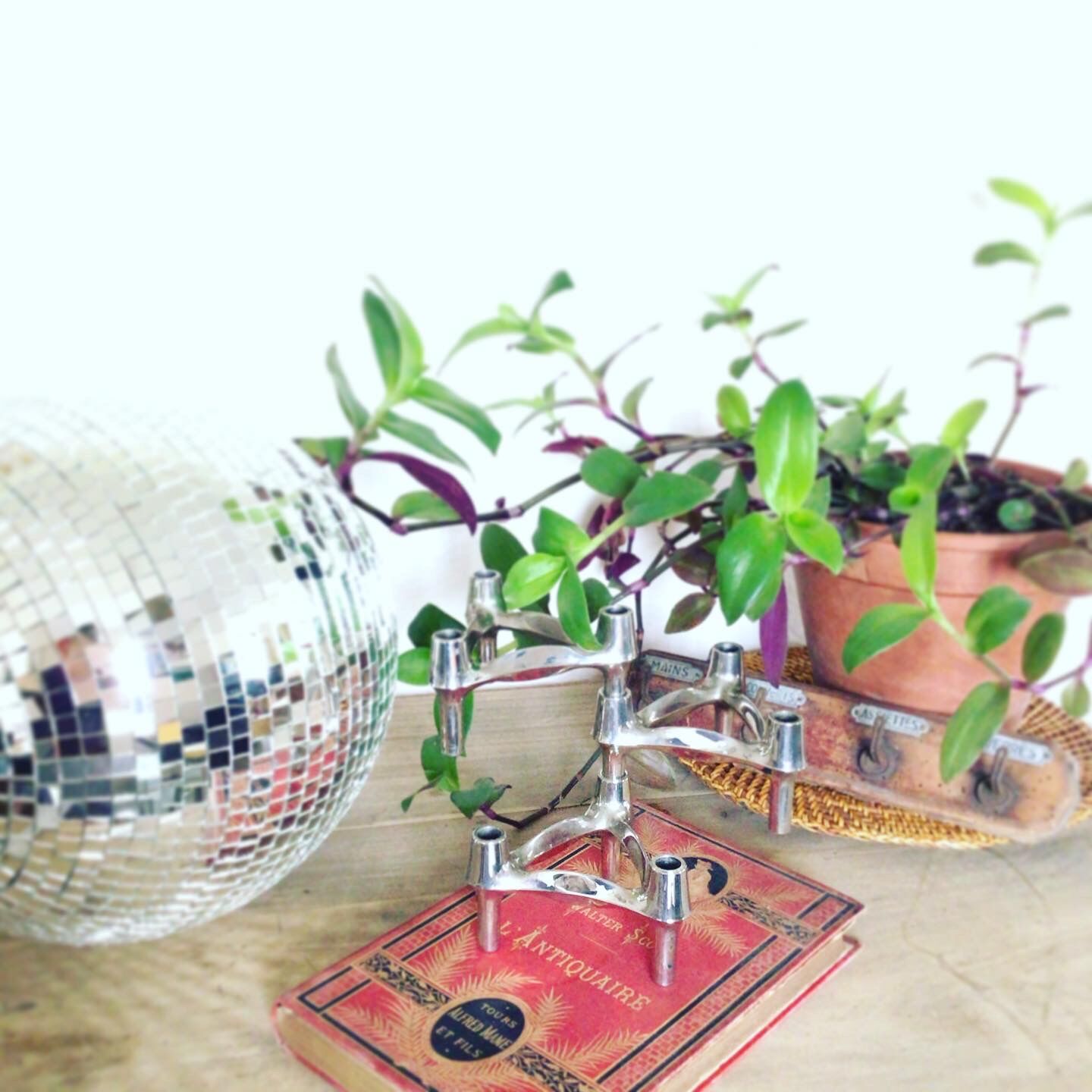 Candle holder Nagel Stoffi 3 pieces