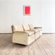Canapé design 620 en suédine beige par Dieter Rams pour Vitsœ – Mid-Century