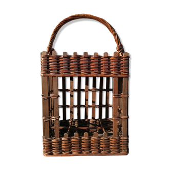 Porte bouteille panier