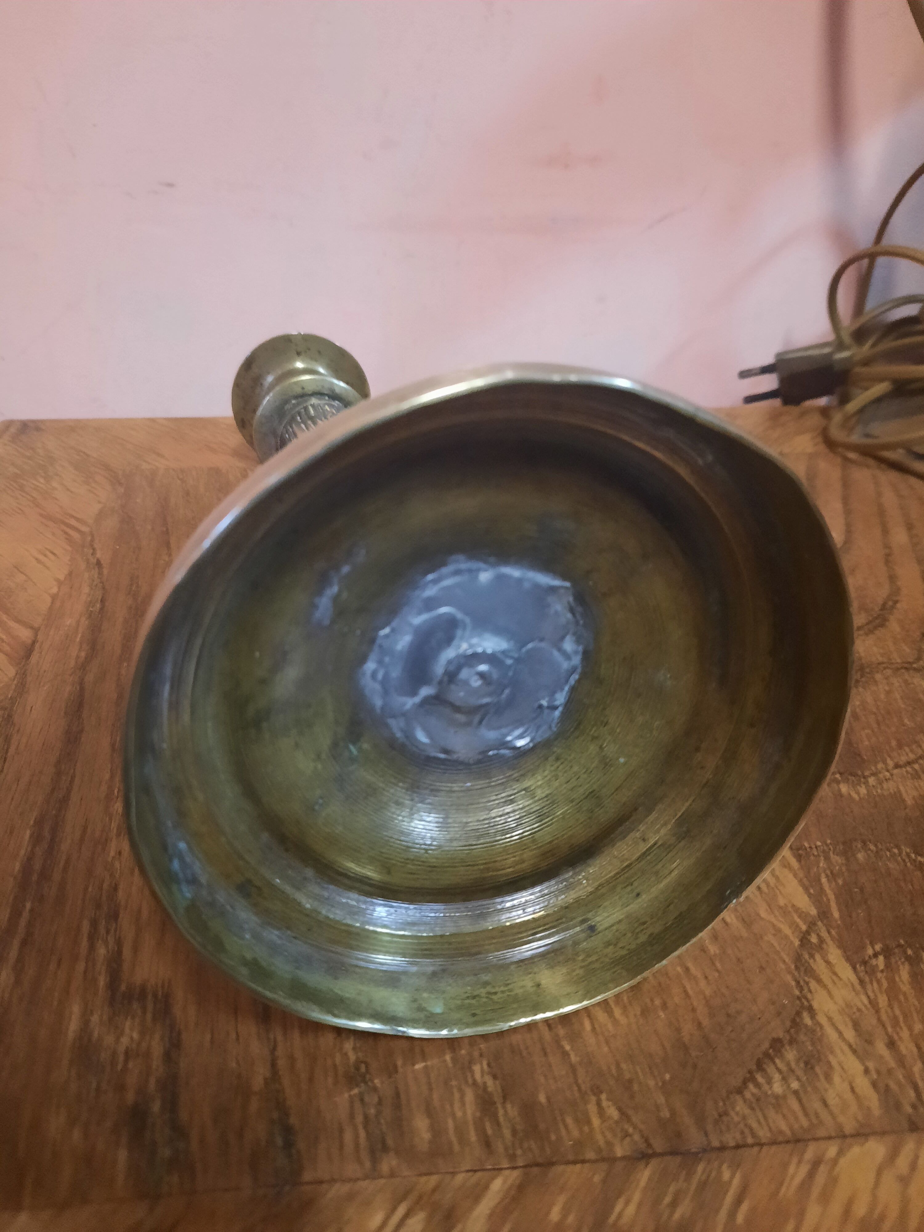 Brass candle holder