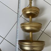 Vintage gilded brass servant