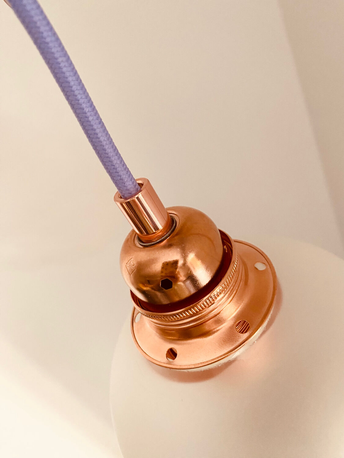 Pastel waterfall pendant light