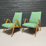 Pair of armchairs by Tatra Nabytok