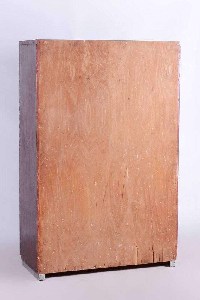 Bauhaus Walnut Wardrobe attributed to Vichr a Spol, Czechia, 1939