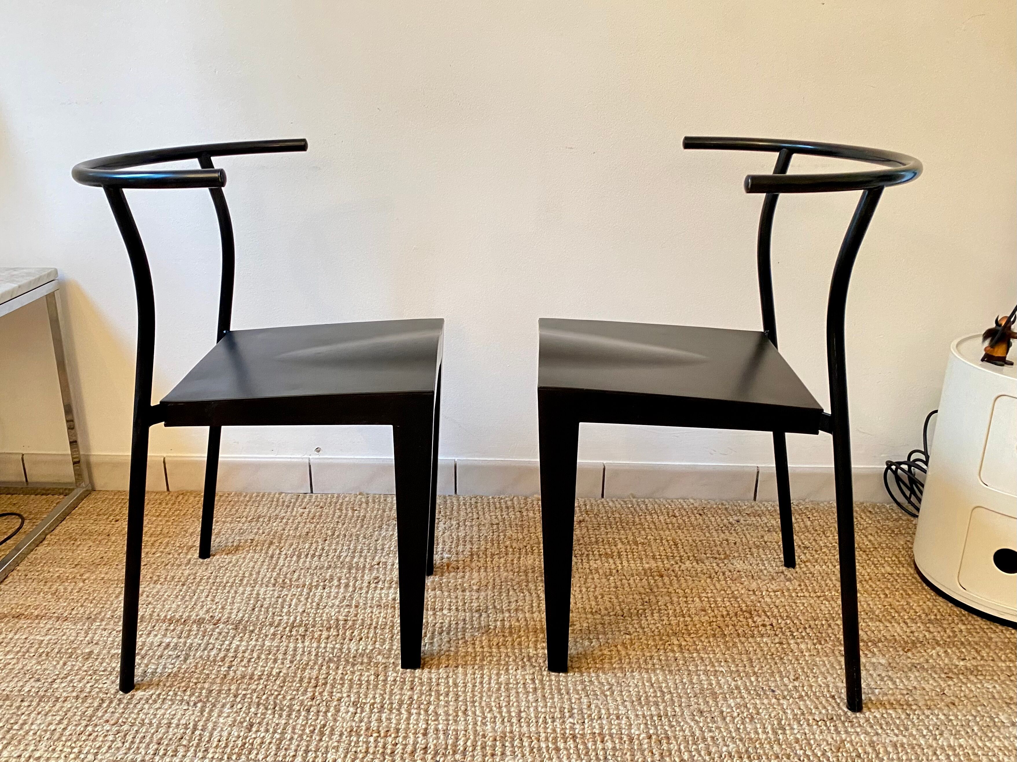 Chairs kartell dr Glob design Philippe Starck vintage 80s