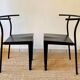 Chairs kartell dr Glob design Philippe Starck vintage 80s