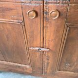 Jam cabinet, folk art furniture, oak, 19th century