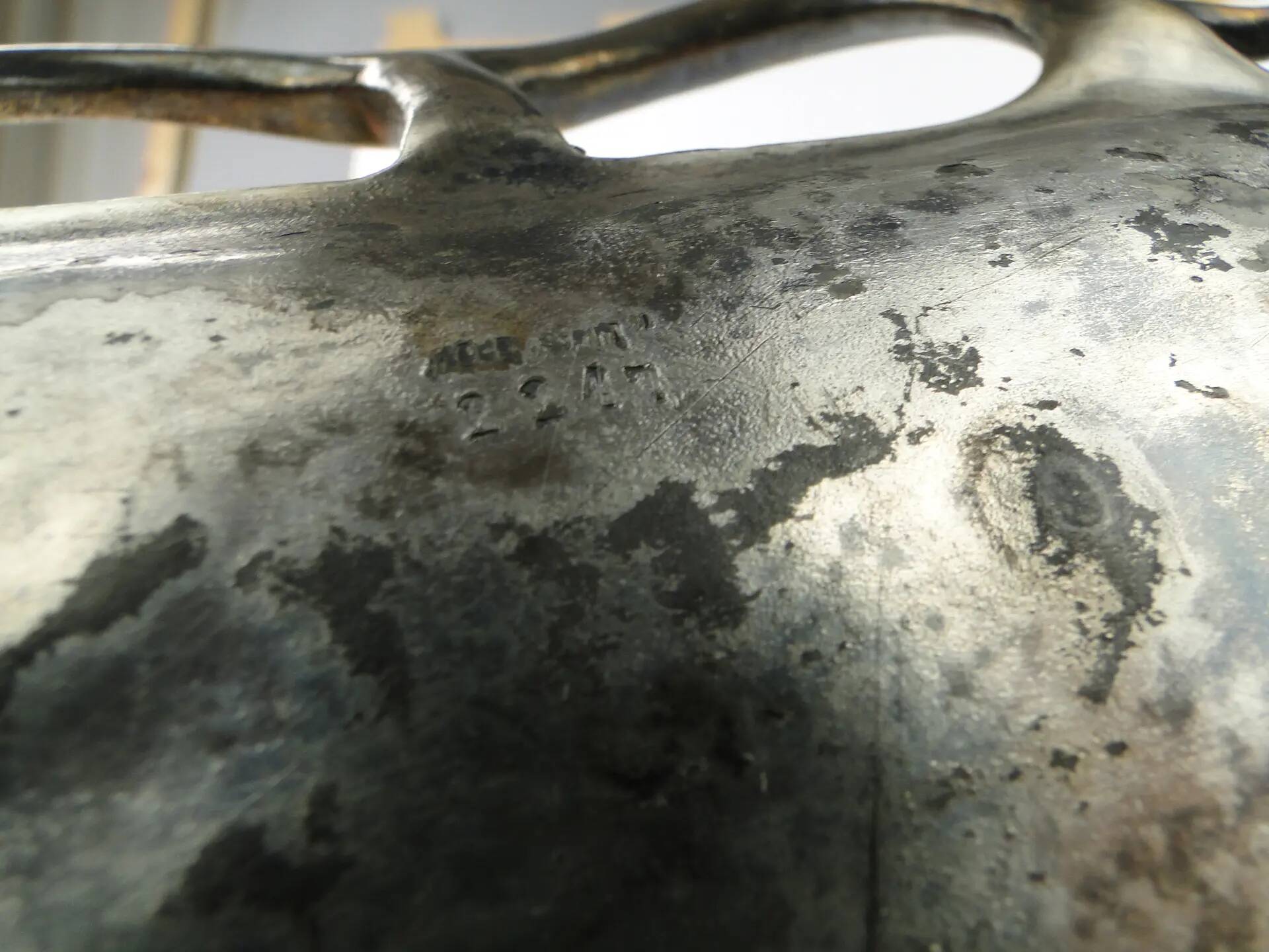 Art Nouveau appetiser tray, Orivit, Germany, early 20th century