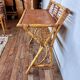 small desk, or serving trolley in bamboo, circa 1950/1960