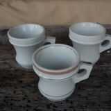 Lot de 3 tasses brûlots
