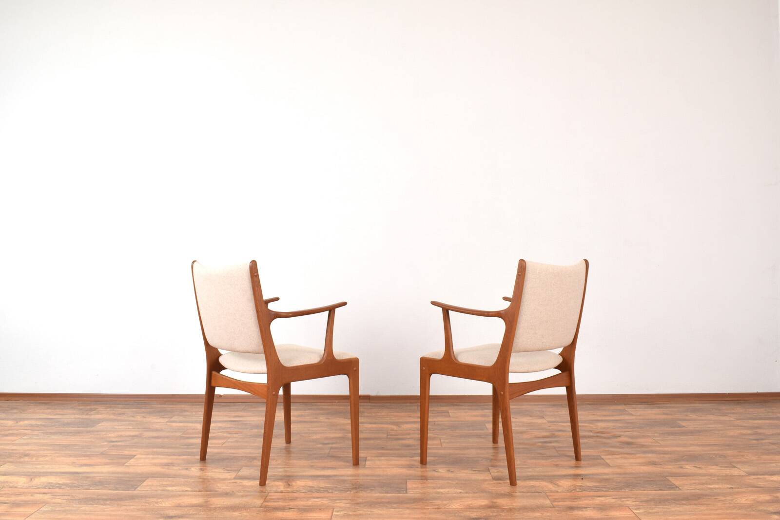 Mid-Century Teak Dining Chairs by Johannes Andersen for Uldum Møbelfabrik