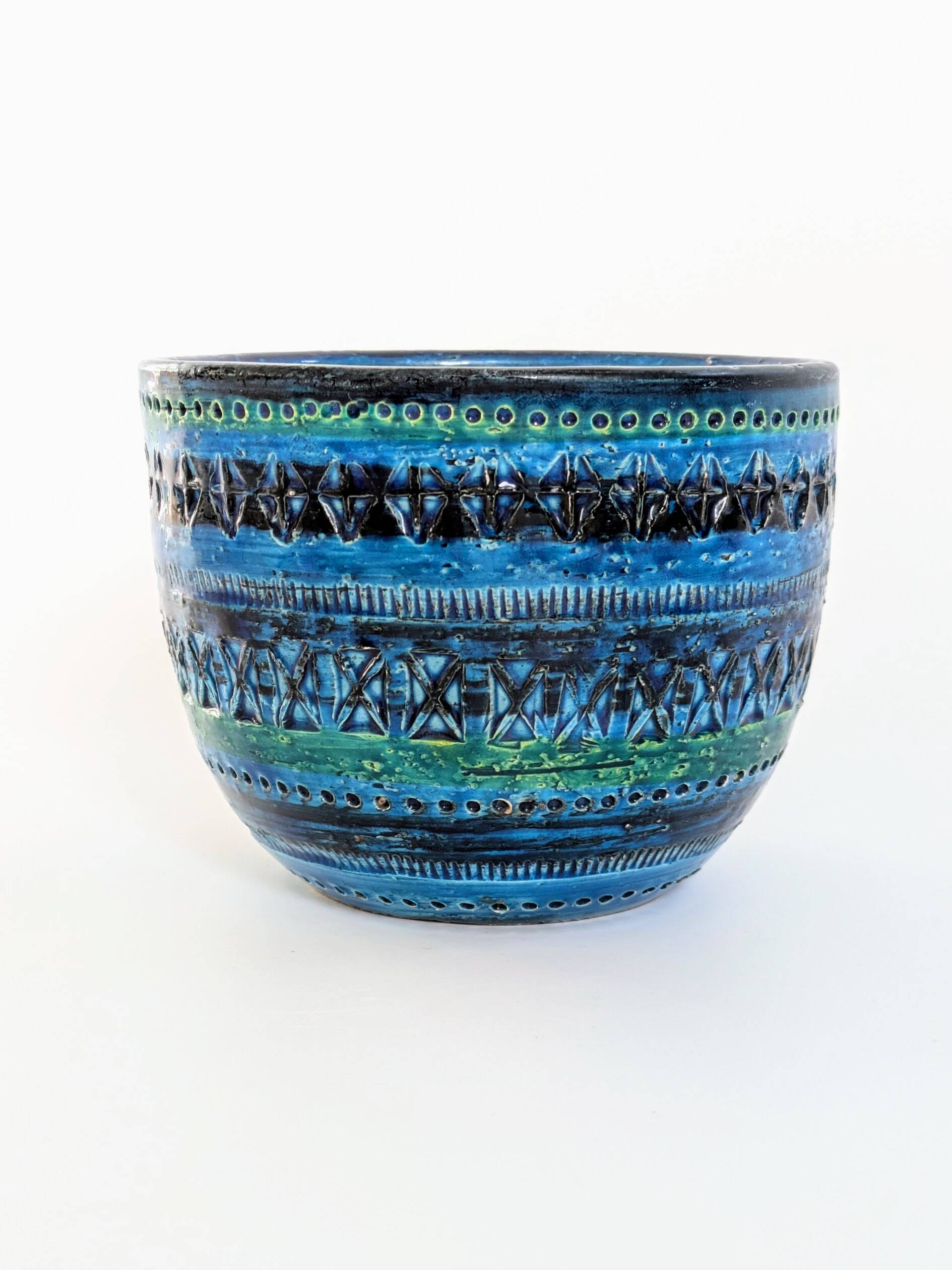 Bitossi Planter | Italian Ceramics by Aldo Londi | 1960s