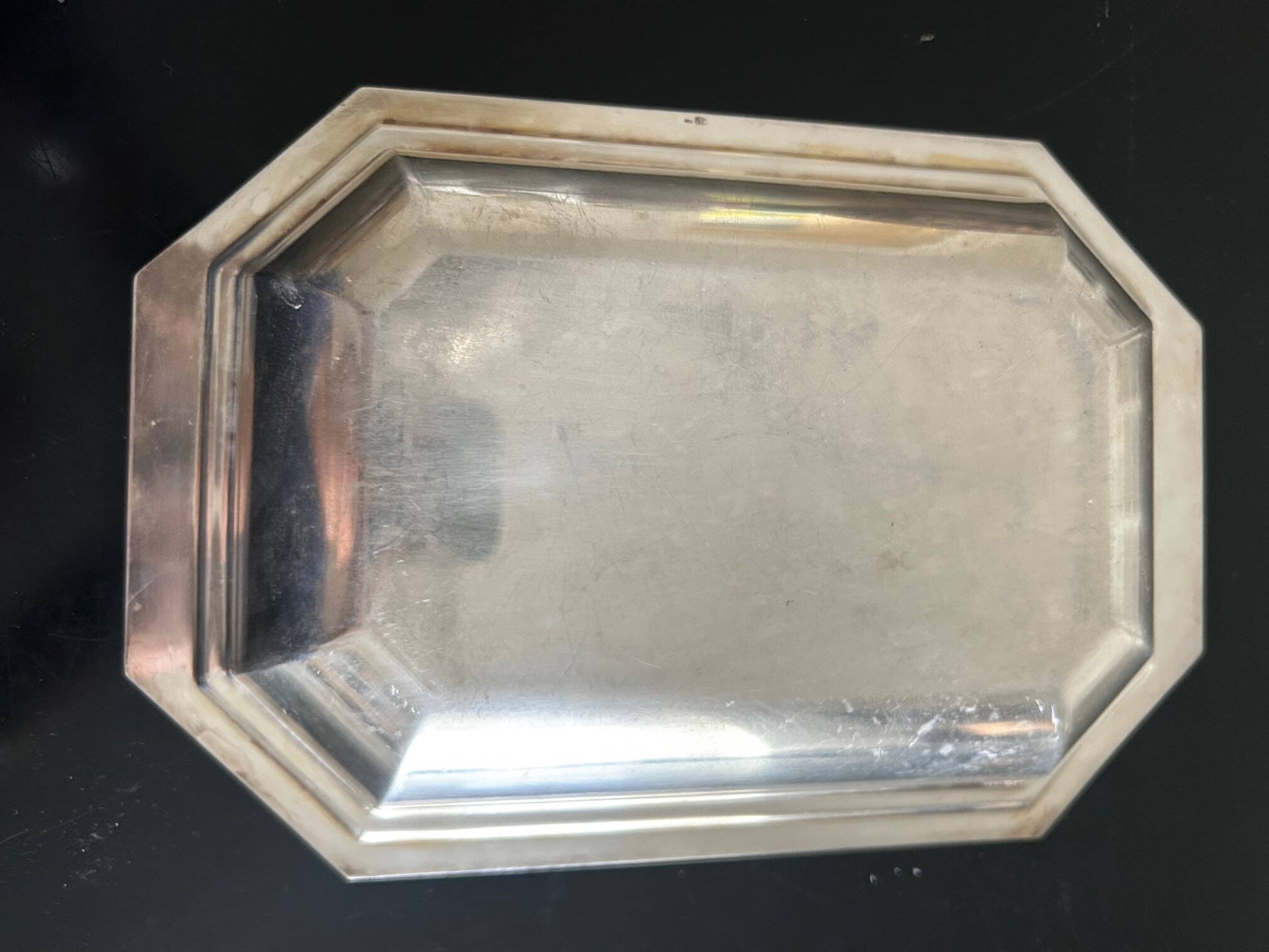 Art Deco silver-plated dish