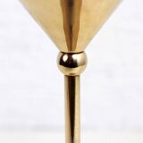 Scandinavian brass candle holder