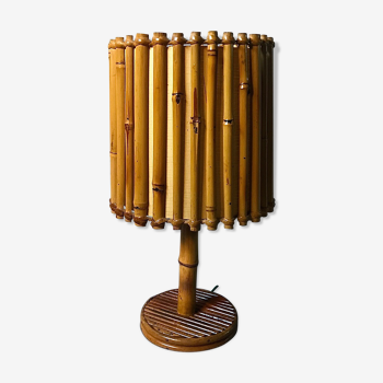 Bamboo table lamp 1950