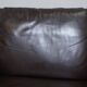 Two-seater Danish leather canapé Mid-Century Modern