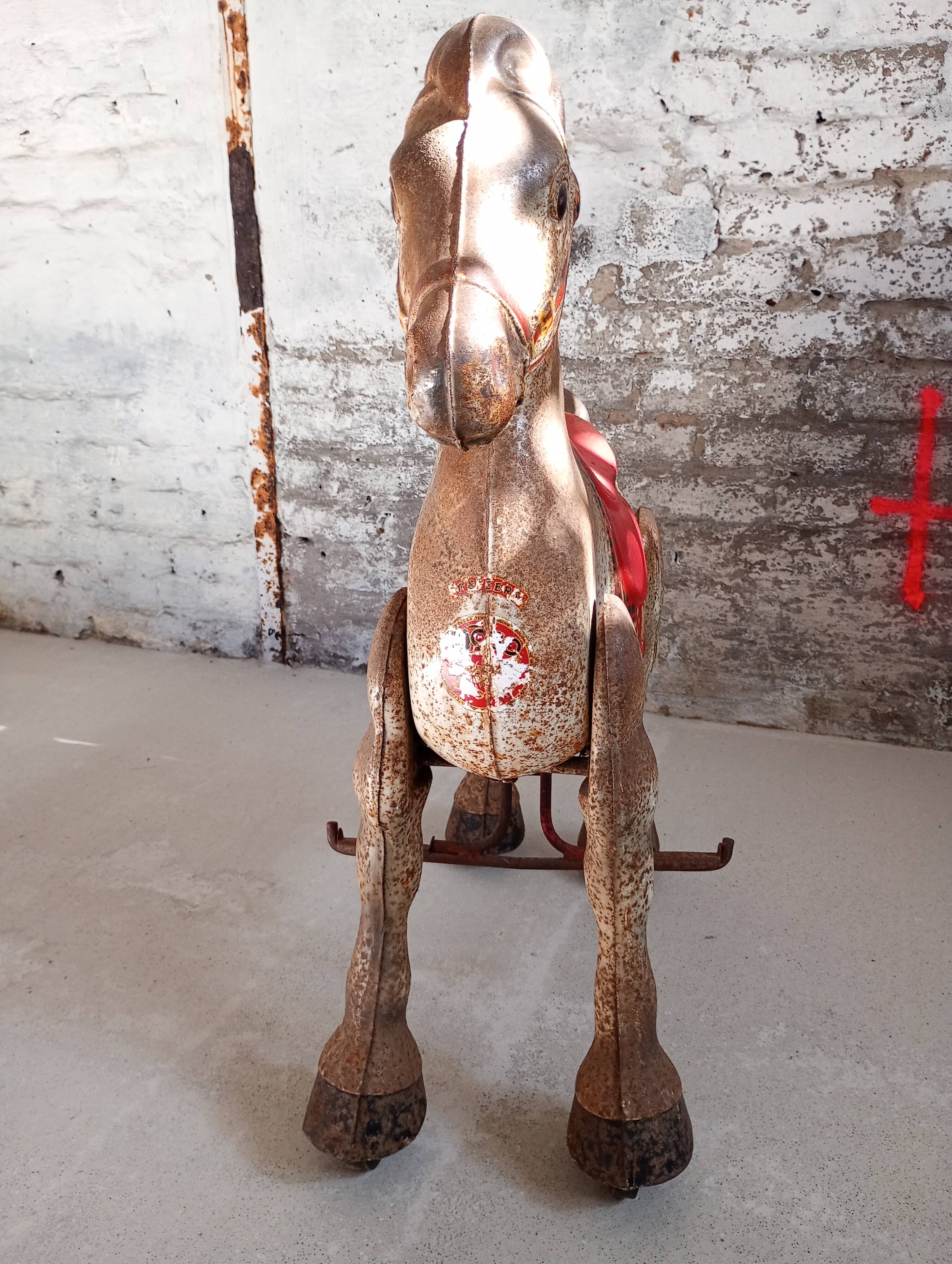 Mobo mechanical pedal horse from the 1940s