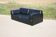 De Sede DS-76 sofa, black leather, modular, Switzerland, 1970s