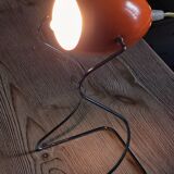 Orange metal lamp
