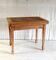 Table d'appoint en bois massif et cannage - mid. XXème