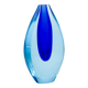 Blue Sommerso Vase by Flavio Poli for Seguso, Murano, Italy, 1960s