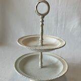 White metal display