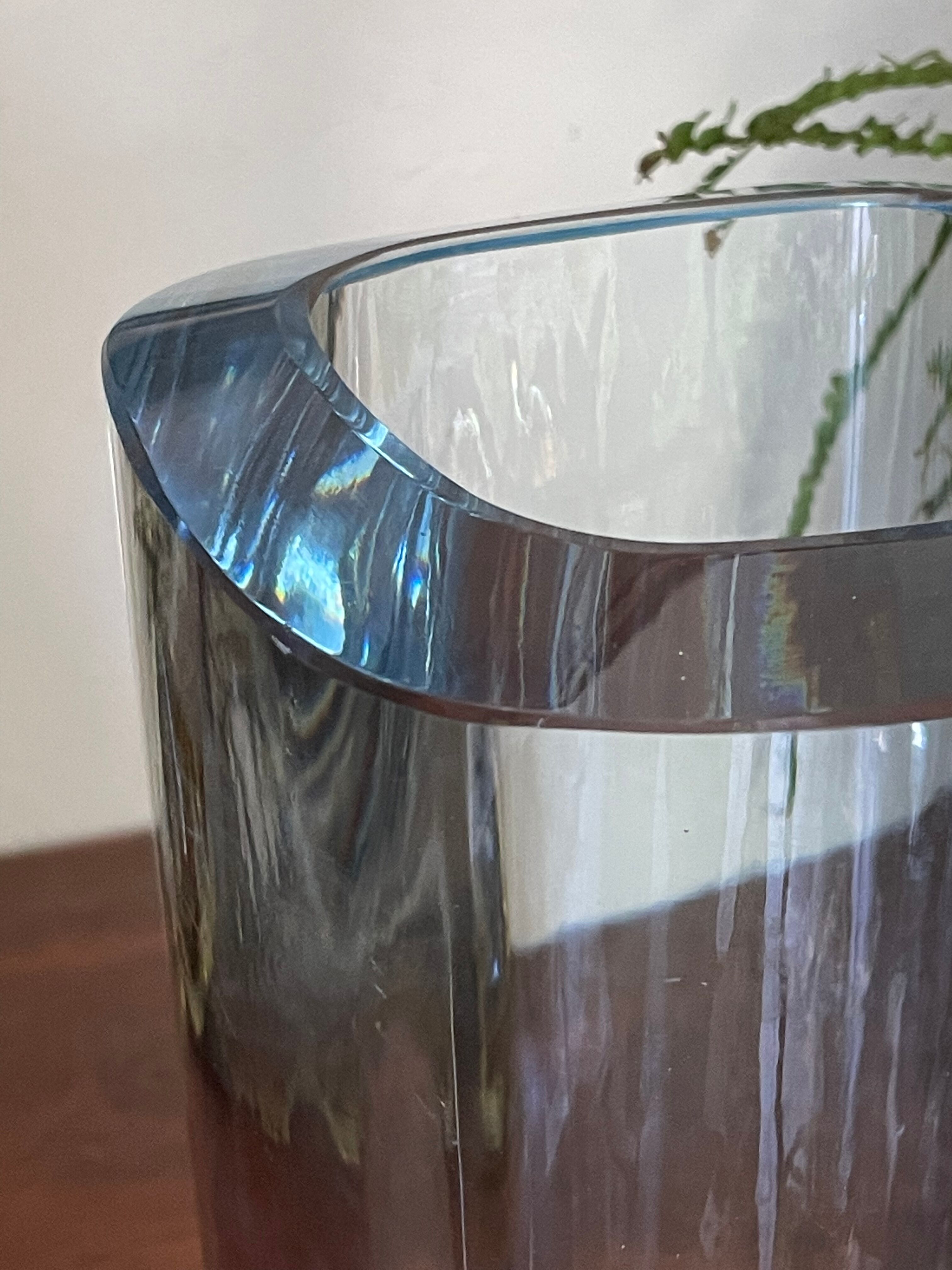 Scandinavian crystal vase from Strombergshyttan 26cm