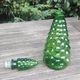 Small bubbled glass decanter from empoli -vintage rare made in italy, glassware 1970s/80s