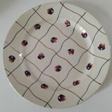 Large vintage gien chevreuse model dish