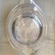 Empty pocket or ashtray crystal art glassmaker st louis in the shape of an eye