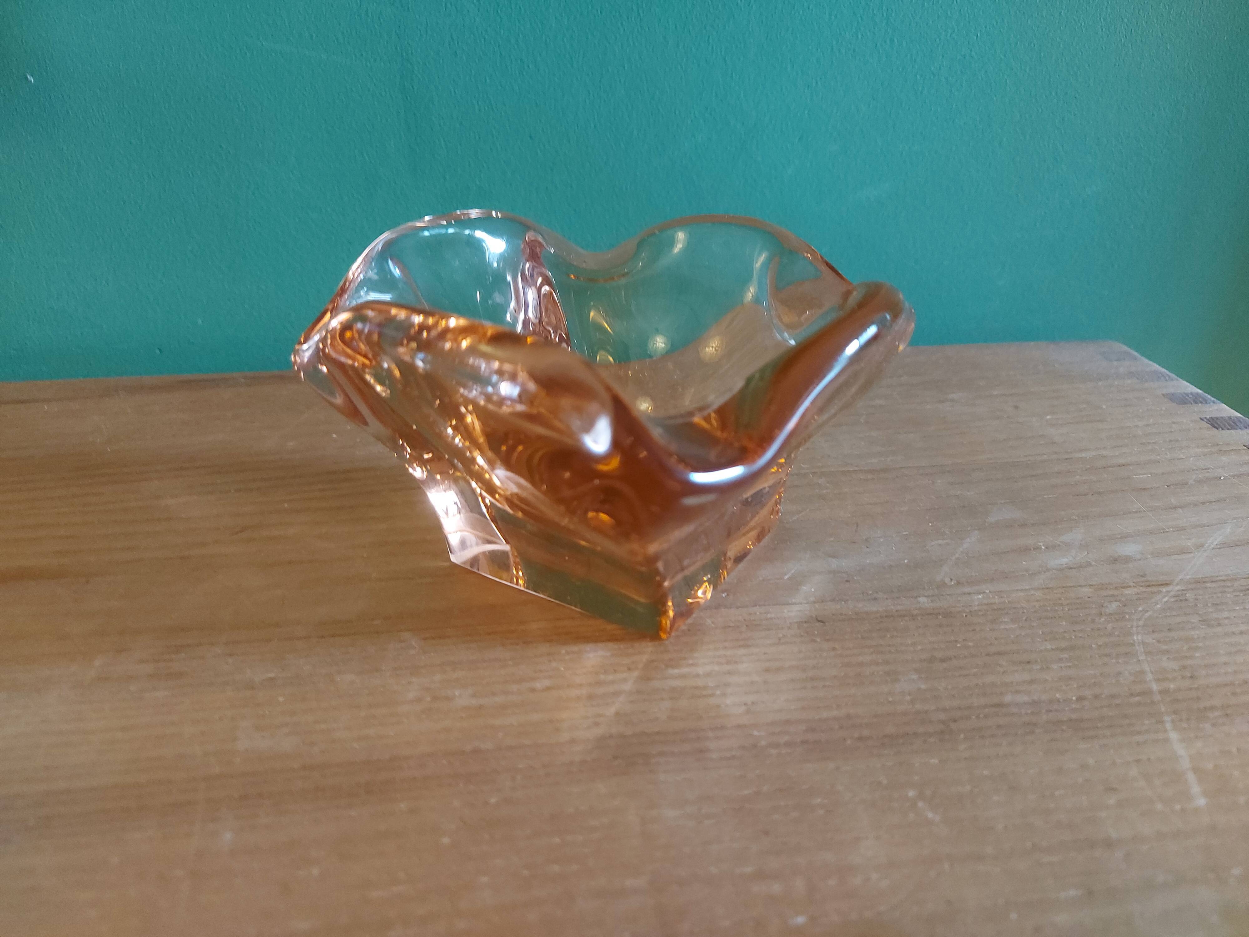 Cendrier vintage en cristal