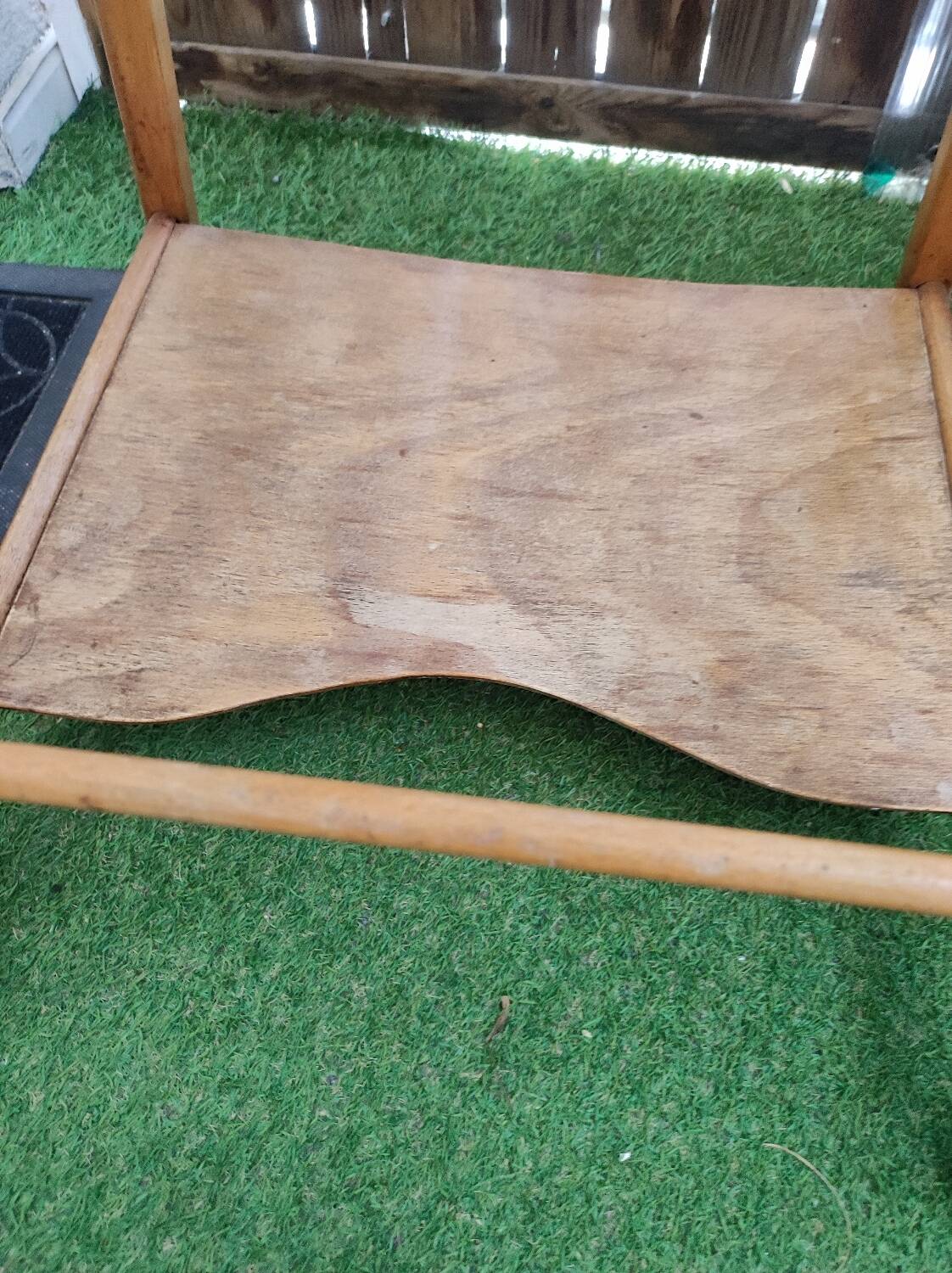 Vintage wooden high chair